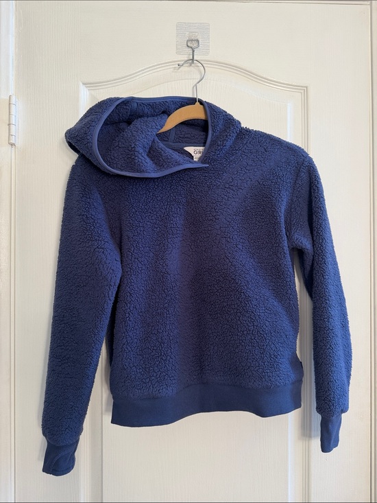 Athleta Other - Athleta Girl Navy So Snug Sherpa Hoodie 2.0 with kangaroo pouch XL